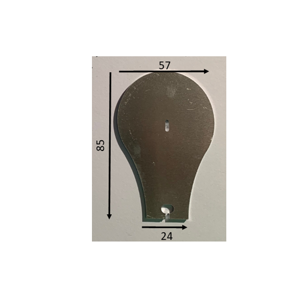 85mm Spoonbill Aluminium Bib - 1.6mm Thick