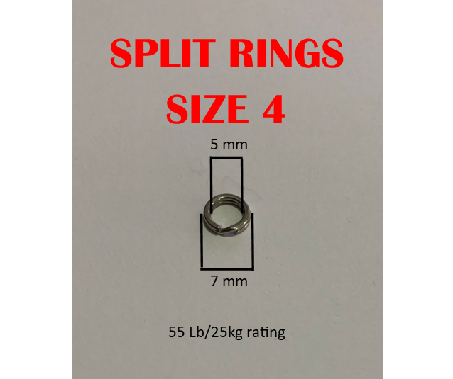 Size 4 Split Rings